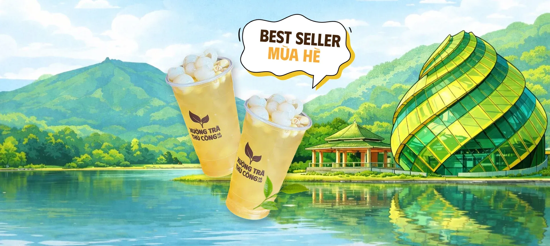 Bộ sưu tập trà trái cây của Xưởng — poster Best seller mùa hè